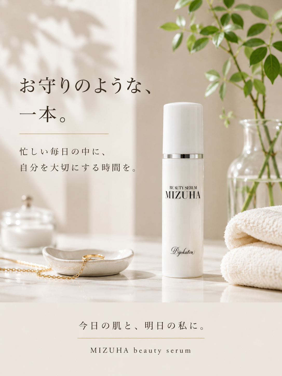 お守りのような一本 MIZUHA BEAUTY SERUM